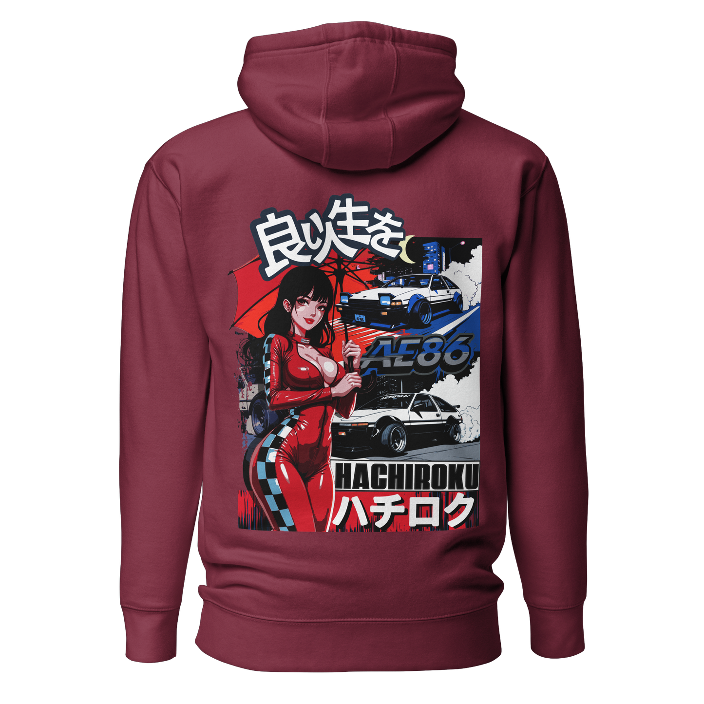 Hachiroku 少女 Hoodie